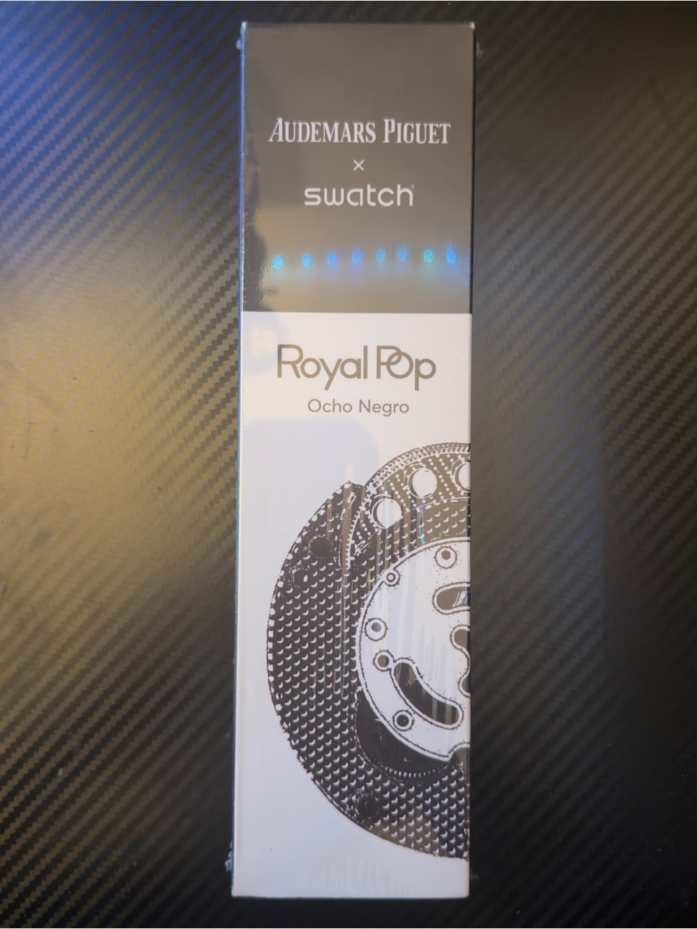 Audemars Piguet x Swatch Royal Pop Boxed Strap - Black and white